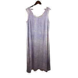 Women’s Elements Size 16 Satin Lilac Tie-Dyed Maxi Dress